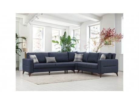 Atelier del Sofa Ugaona garnitura Kristal 3+Corner+2 Anthracite