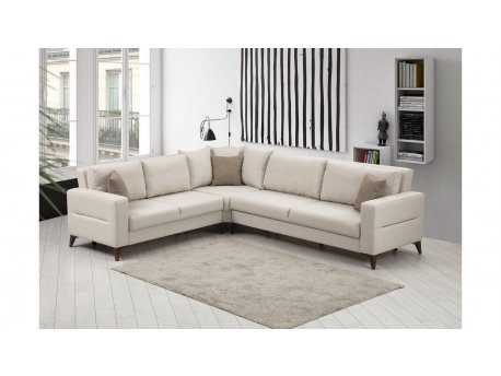Atelier del Sofa Ugaona garnitura Kristal 3+Corner+2 Beige