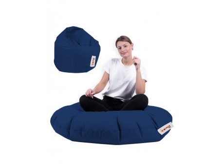 Atelier del Sofa Lazy bag Iyzi 100 Cushion Pouf Dark Blue