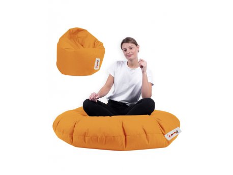 Atelier del Sofa Lazy bag Iyzi 100 Cushion Pouf Orange