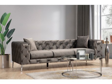 Atelier del Sofa Sofa Como 3 Seater Anthracite