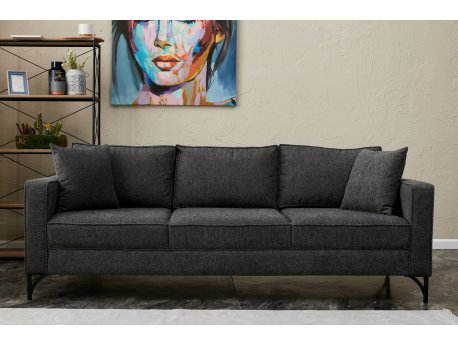 Atelier del Sofa Sofa Berlin Anthracite Black