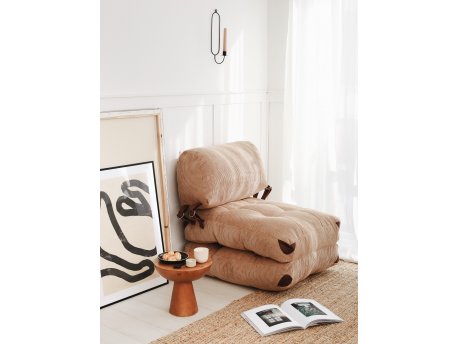 Atelier del Sofa Fotelja Fold Kadife Camel