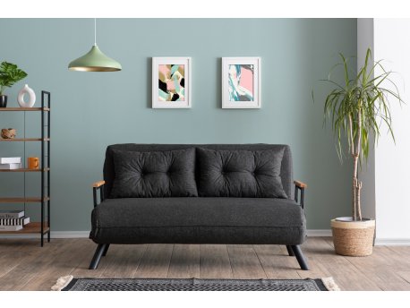 Atelier del Sofa Dvosed Sando 2 Seater Dark Grey