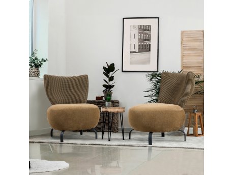 Atelier del Sofa Set fotelja Loly Set Mustard
