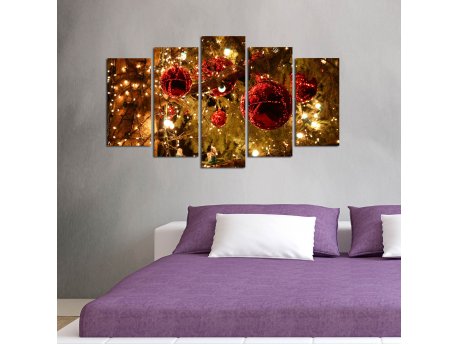 WALLXPERT Dekorativne slike 5PMDFNOEL 5