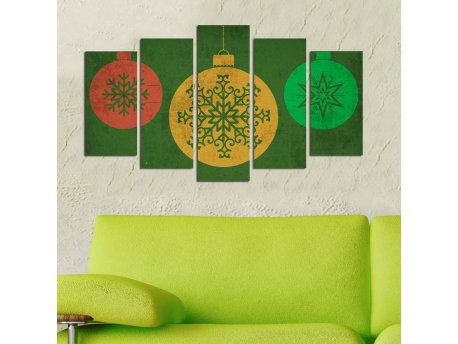 WALLXPERT Dekorativne slike 5PMDFNOEL 9