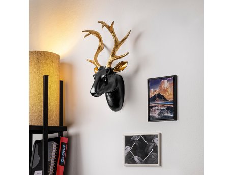 WALLXPERT Zidna dekoracija Bust of Deer 5