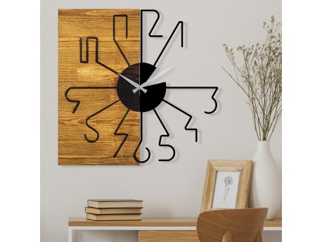 WALLXPERT Zidni sat Wooden Clock 29