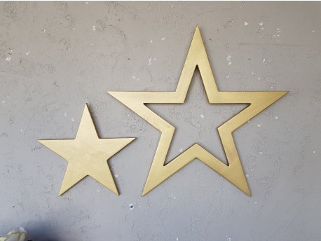 WALLXPERT Zidna dekoracija Gold Stars Set