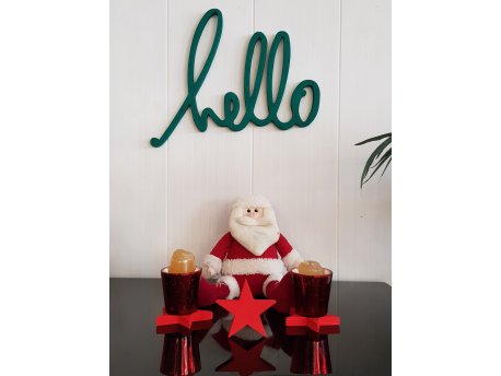 WALLXPERT Zidna dekoracija Hello Green