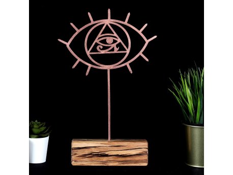 WALLXPERT Stona dekoracija Eye Bronze