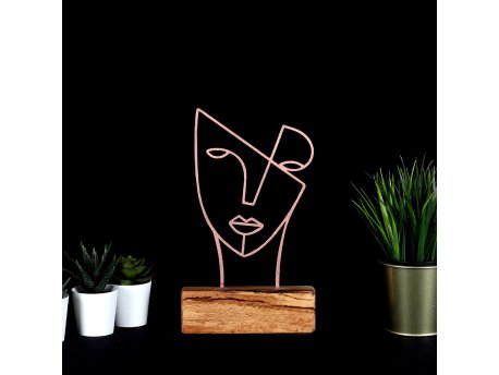 WALLXPERT Stona dekoracija Mask Bronze