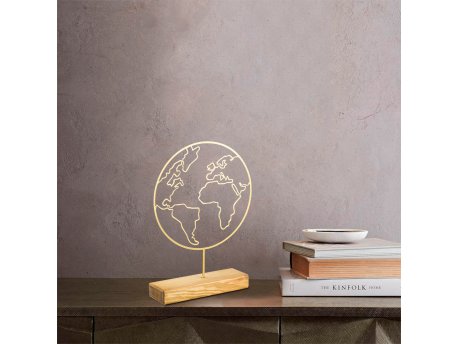 WALLXPERT Stona dekoracija World Gold