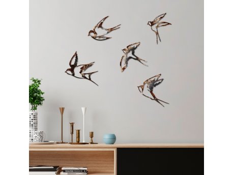 WALLXPERT Zidna dekoracija Birds 2