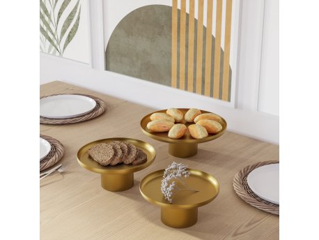 WALLXPERT Stona dekoracija Nısıros B Gold