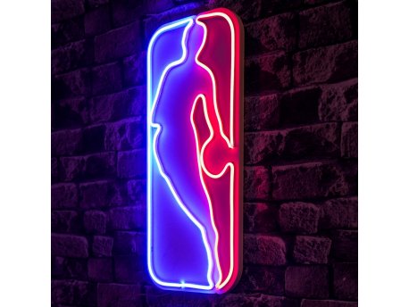 WALLXPERT LED dekoracija The Logo Jerry West Multicolor