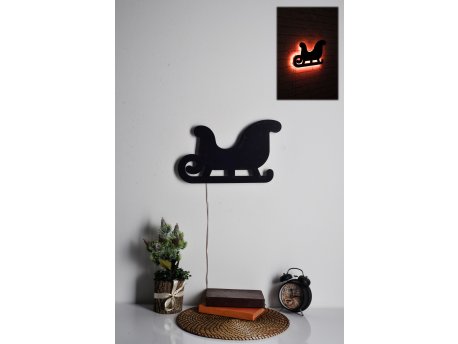 WALLXPERT LED dekoracija Sled 2 Red