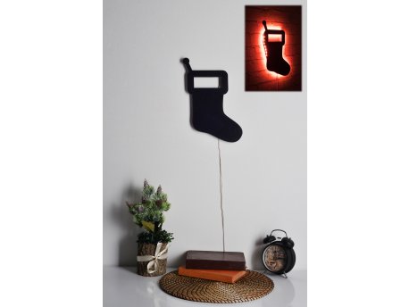 WALLXPERT LED dekoracija Socks 2 Red