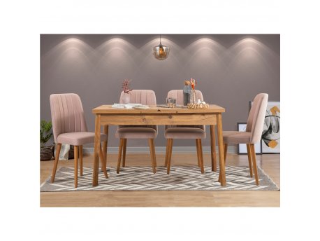 HANAH HOME Trpezarijski set Santiago Atlantic Stone
