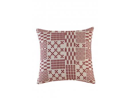 WALLXPERT Dekorativna jastučnica Brune Claret Red