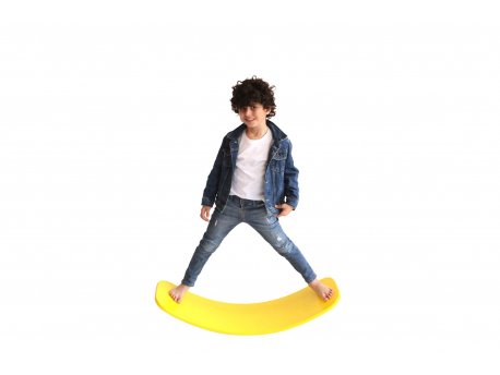 HANAH HOME Drvena igračka Balance Board Yellow