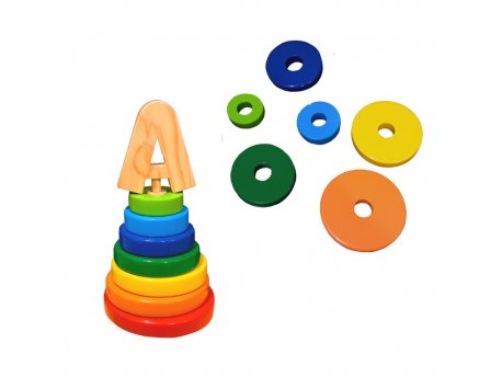 HANAH HOME Drvena igračka Toddler Rainbow