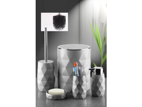 L`ESSENTIEL MAISON Set dodataka za kupatilo KAR Grey