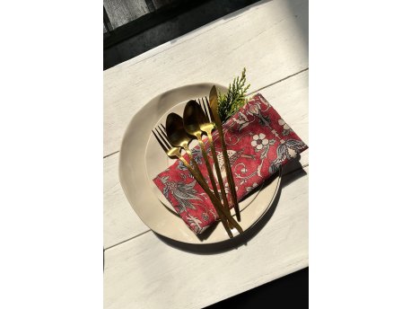 HERMIA Set salveta Burgundy Flower 45 x 45