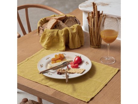 HERMIA Set podmetača za sto Heaven Mustard