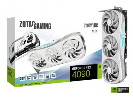 ZOTAC Geforce RTX 4090 Trinity OC White Edition 24GB DDR6 384 bit 3xDP/HDMI