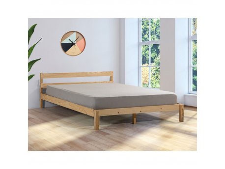 HANAH HOME Bračni krevet Letto 180 Light Brown