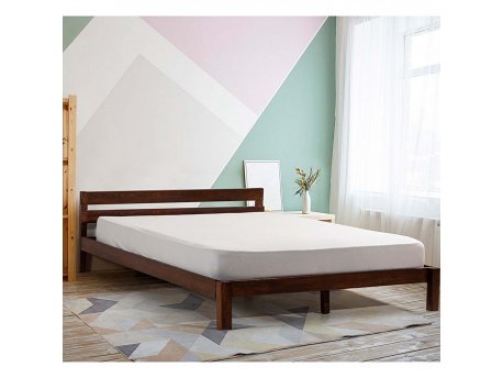 HANAH HOME Bračni krevet Letto 140 Walnut