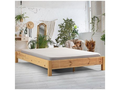 HANAH HOME Bračni krevet Loft 200 Light Brown