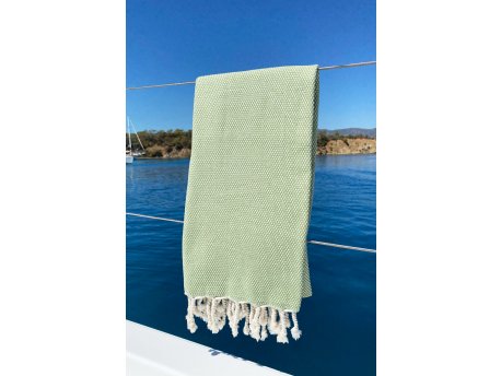 L`ESSENTIEL MAISON Peškir za plažu Likya Walnut Green