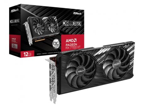 ASROCK AMD Radeon™ RX 7700 XT Challenger 12GB OC RX7700XT CL 12GO