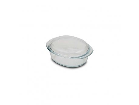 Nava Vatrostalna staklena posuda sa poklopcem 3,5L NV10-143-107