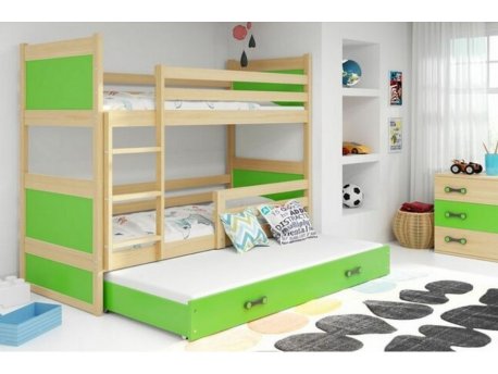 BALOO Bonny Krevet Na Sprat 200X90 Pine - Zeleni (8442)