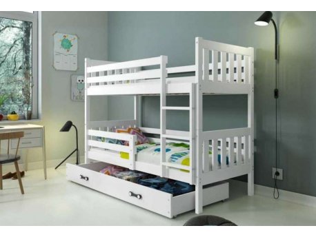 BALOO Rex Krevet Na Sprat 190X80 Beli (8438)