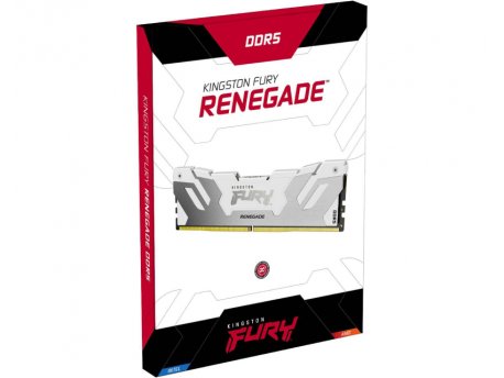 KINGSTON DIMM DDR5 32GB 6400MT/s KF564C32RWA-32 FURY Renegade White RGB XMP