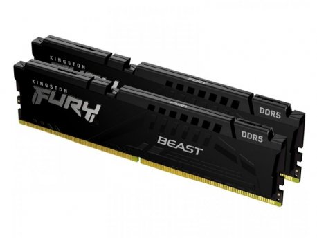 KINGSTON DIMM DDR5 64GB (2x32GB kit) 5200MT/s KF552C40BBK2-64 Fury Beast memorija