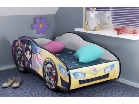 TOP BEDS Dečiji krevet 160x80cm (Trkački auto) GIRL CLARA (74030)