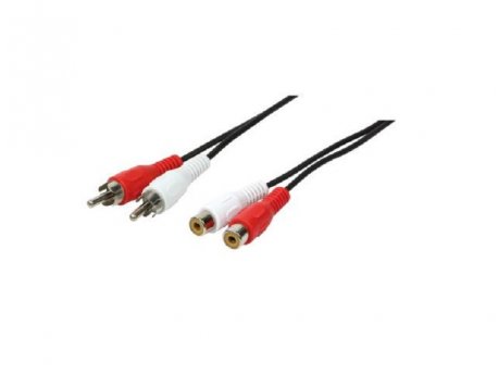 LOGILINK Audio kabl 2xRCA/M - 2xRCA/F 5.0 m (4027)