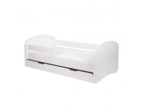 BELLA LUNI Happy Krevet sa fiokom i dušekom 160x80 Beli