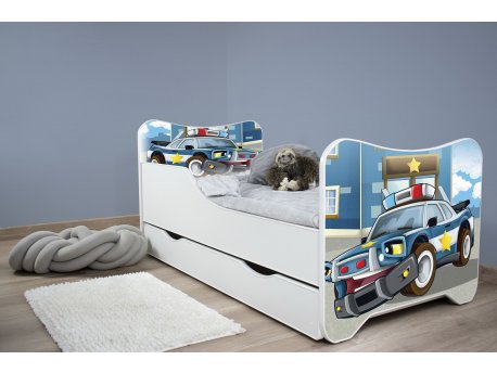 TOP BEDS Happy Kitty Dečiji krevet 160x80 + fioka Police