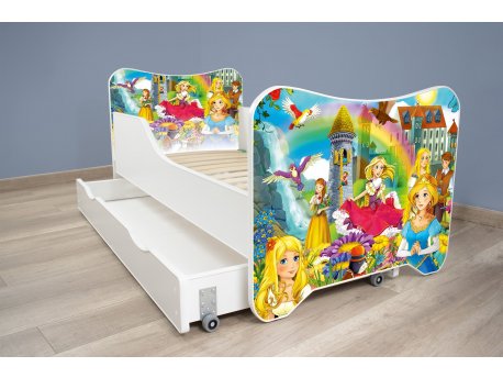 TOP BEDS Happy Kitty Dečiji krevet 160x80 + fioka Princesses