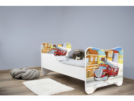 TOP BEDS Happy Kitty Dečiji krevet 160x80 Firetruck