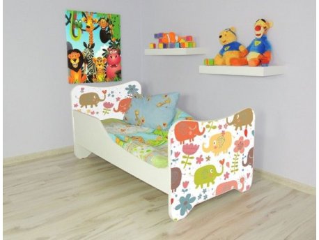 TOP BEDS Happy Kitty Dečiji krevet 140x70 Small Elephant