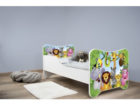 TOP BEDS Happy Kitty Dečiji krevet 140x70 Madagascar