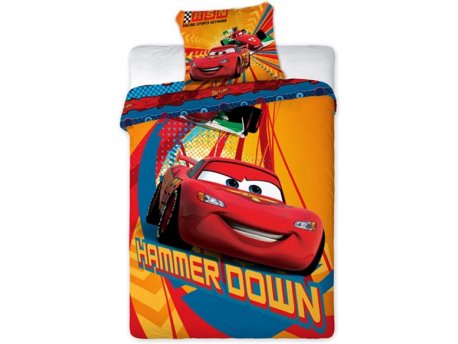 FARO Posteljina za decu Cars Hammer Down 160x200